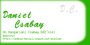 daniel csabay business card